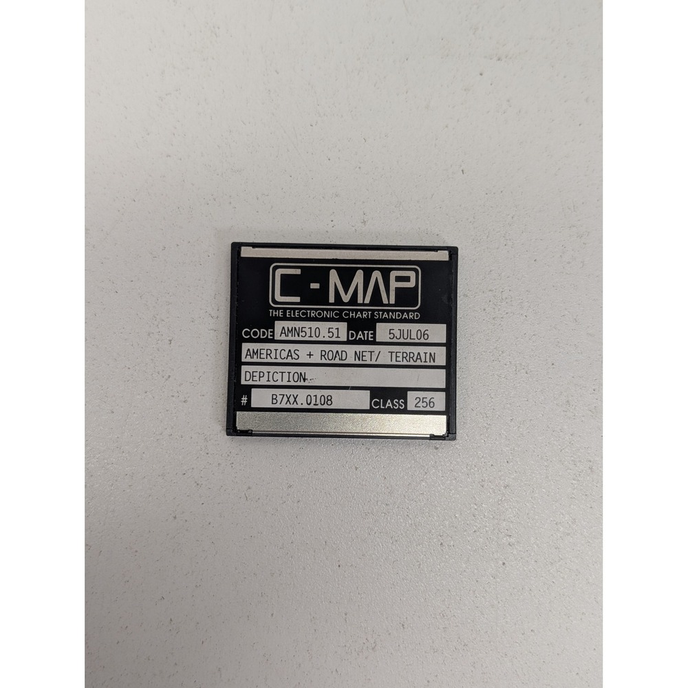C-Map AMN510.51 Americas Road Net Terrain Marine Chart Card B7XX.0108 2006